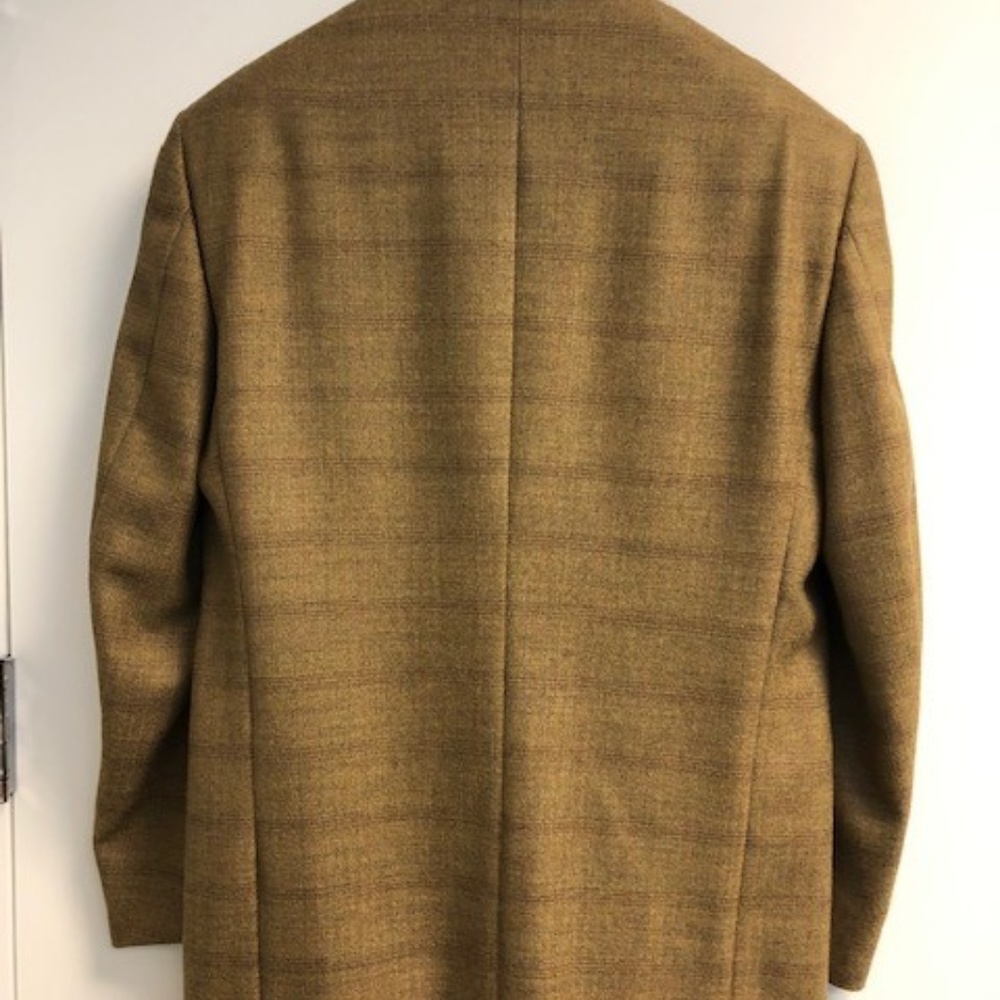 Joseph Abboud  44L Blazer Brown herringbone - Picture 2 of 5